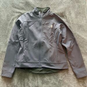 The North Face Light Gray Softshell Jacket